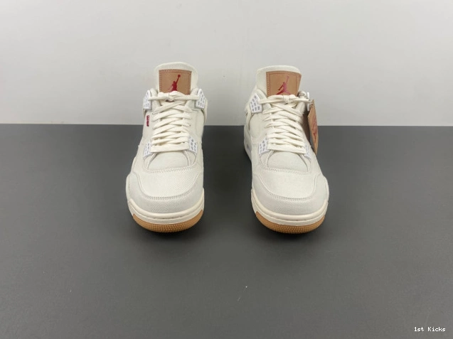 'White' x AO2571-100 Jordan Air 4 Levi's 0602